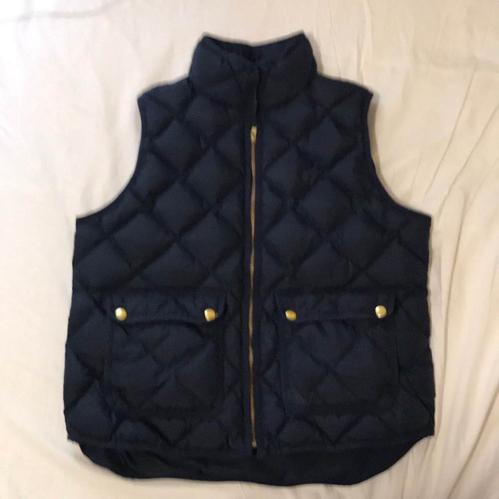 J. Crew navy vest